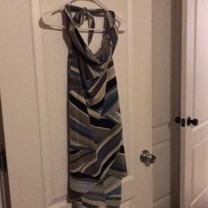 Tube top open back dress